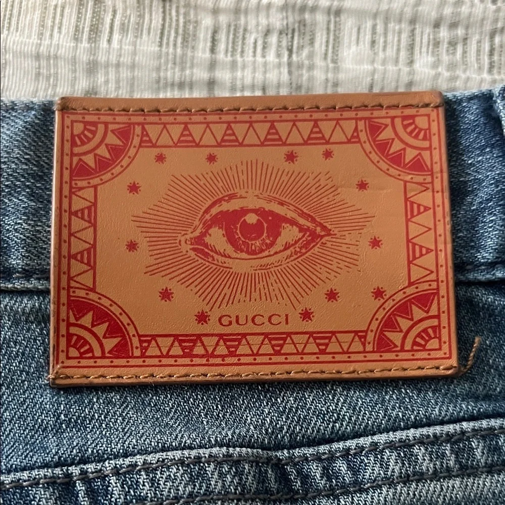 Gucci Men's Slim Fit Blue Jeans (31/30)
